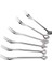 6 Parça Tatlı Yemek Bar Çatalları Set 2 Tines Meyve Salatası Çatal Çatal Sofra Takımı Yüksek Kalite Paslanmaz Çelik Ayna Parlatma | Salata Çatal | Fork Çatal Çatal Çatal (Yurt Dışından) 1