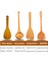 4 Adet / Takım Sağlık Bambu Ahşap Wok Kürekler Oluklu Spatula Kaşık Karıştırma Tutucu Pişirme Eşyaları Yemeği Mutfak Kürek Malzemeleri | Pişirme Aracı Setleri (Yurt Dışından) 2