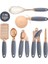 7 Parça Mutfak Gadgets Set Kapak Kaplamalı Paslanmaz Çelik Gereçler Yumuşak Dokunmatik Kolları, Sarımsak Basın Çırpma Peynir Grater | Pişirme Aracı Setleri (Yurt Dışından) 1