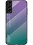 Galaxy S22 5g Için Gradyan Renkli Temperli Cam + Pc + Tpu Telefon Kılıfı (Yurt Dışından) 1