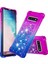 Galaxy S10 Için Gradyan Renkli Parıltılı Dört Köşe Korumalı Tpu Telefon Kılıfı 1