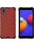 Galaxy A01 Core Için Bal Peteği Desenli Şok Geçirmez Tpu + Pc Telefon Kılıfı 1