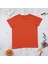 Organik Erkek Çocuk Kısa Kollu T-Shirt - Kiremit 3