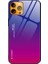Apple Iphone 13 Mini 5.4 Inç Uyumlu Degrade 9 H Temperli Cam + Tpu Aşınmaya Dayanıklı Hibrit Telefon Kılıfı - Mavi /pembe (Yurt Dışından) 1
