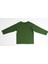 Organik Erkek Çocuk Uzun Kollu T-Shirt - Koyu Yeşil 3