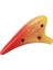 Renkli 12 Delik Fırın Ateşli Seramik Alto C Ocarina Flüt Efsanesi Zaman Seramik Müzik Lover Acemi Çocuk Doğum Günü Hediyesi | Ocarina (Kırmızı + Sarı) (Yurt Dışından) 1