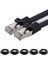 5 Adet CAT7 S/FTP Ethernet (Network, LAN) Kablosu, Siyah, 1 metre 1