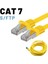 5 Adet CAT7 S/FTP Ethernet (Network, LAN) Kablosu, Sarı, 25 cm 2