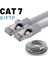 5 Adet CAT7 S/FTP Ethernet (Network, LAN) Kablosu, Gri, 25 cm 2