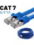 5 Adet CAT7 S/FTP Ethernet (Network, LAN) Kablosu, Mavi, 25 cm 2