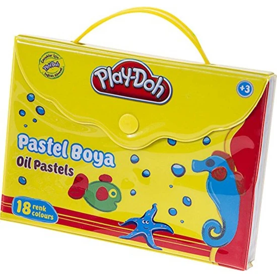 Play-Doh Pastel Boya Çantalı 18 Renk  Spor Oyuncakları