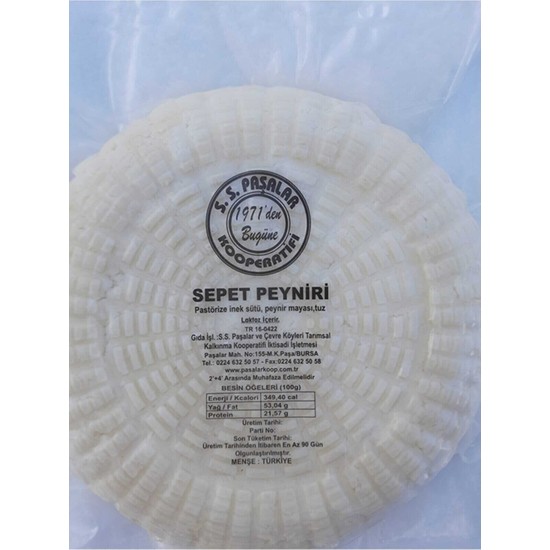 Tam Yağlı Sepet Peyniri 1100 gr