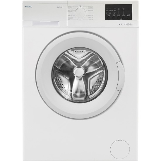 Regal CM 71001 Y 7 Kg 1000 Devir Çamaşır Makinesi