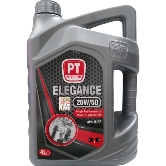 Petro Time Elegance 20W-50 4 Litre Motor Yağı ( Üretim Yılı: 2022 )