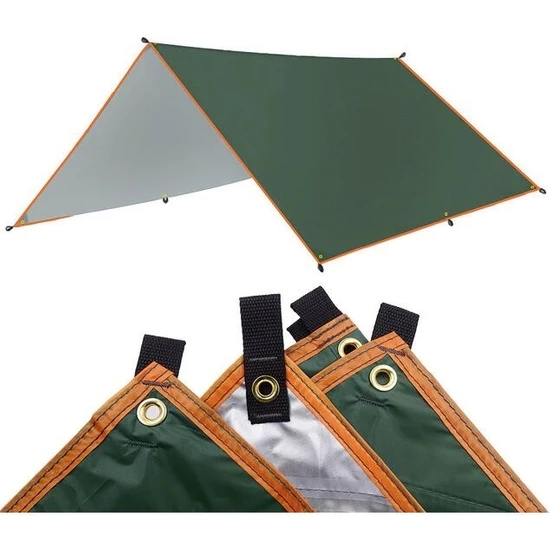 Sanlindou4X3M Tente Su Geçirmez Tarım Çadır Gölge Ultralight Bahçe Gölgelik Güneşlik Açık Kamp Hamak Yağmur Fly Plaj Güneş Barınak | Güneş Barınağı (Yurt Dışından)