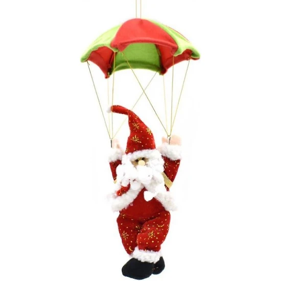 Sanlindou (Lar) Paraşütle Atlayan Noel Baba Noel Dekorasyonu (Yurt Dışından)