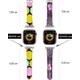 Cekuonline Apple Watch 1 2 3 4 6 7 Se 41 mm Popart Silikon Kordon Kayış - Urus Mozaik
