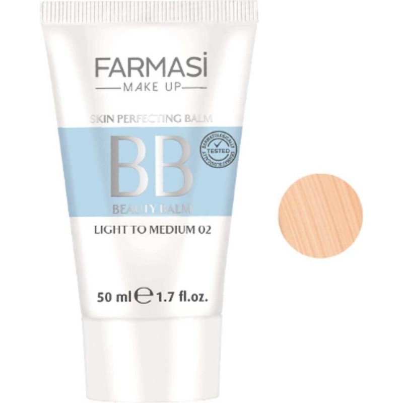 Farmasi BB Krem Açıktan Koyuya 02 Ton Eşitleyici Etki ile Cilt Tipine Uygun Krem