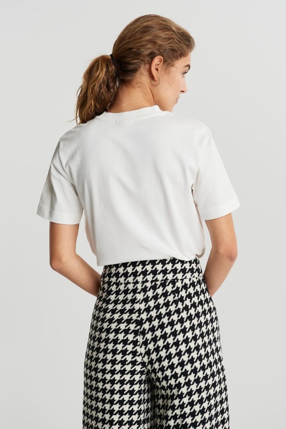 Madmext Mad Girls Gri Tişört MG1284 görsel 5