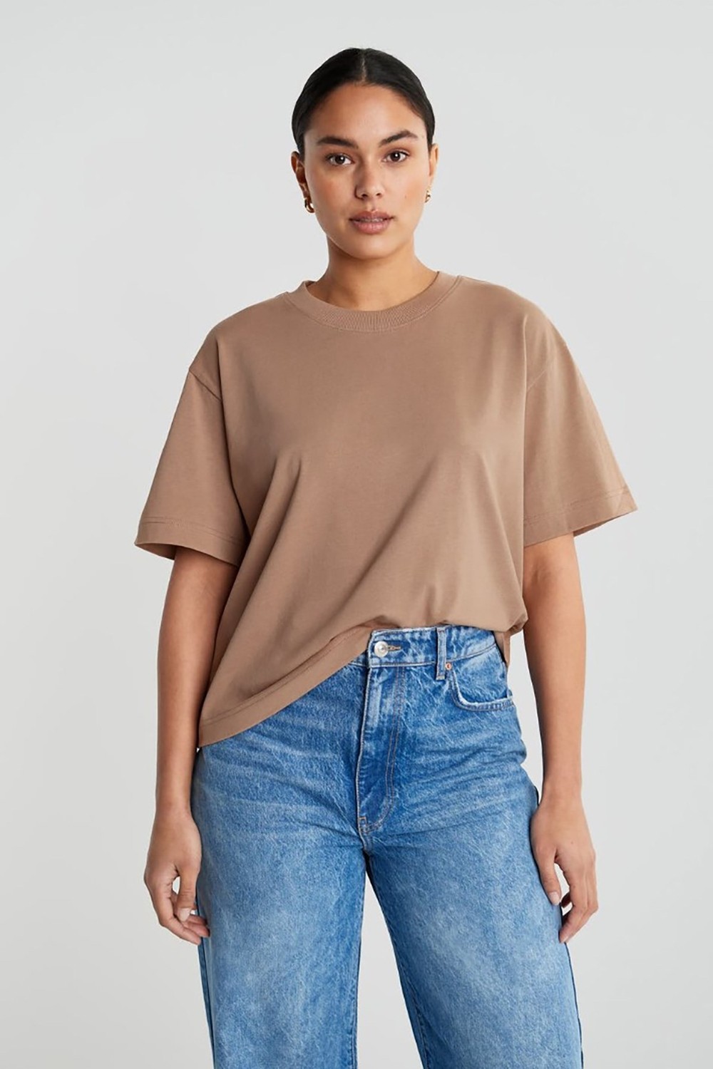 Madmext Mad Girls Gri Tişört MG1284 görsel 8