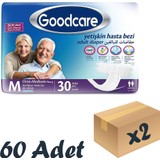 Good Care Goodcare Bel Bantlı Yetişkin Hasta Bezi Medium 30'lu 2 Paket 60 Adet