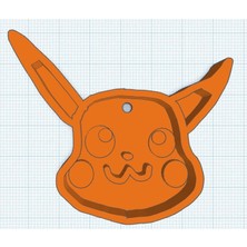 Aldım Geldi Pikachu Anahtarlık Plastik Aparat