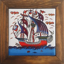 Kütahya Çini 10X10 Çini Desenli Karo