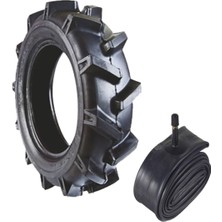 Yelbey 400 × 8 Çapa Makinası Dış Lastiği+  Çapa Tekeri 400-8 Iç Lastik Takım