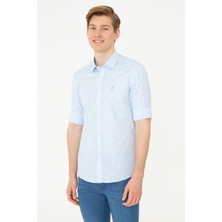 U.S. Polo Assn. Erkek Mavi Gömlek 50247605-VR036