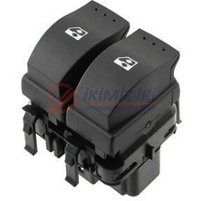 Parçafix Cam Dügmesi On Sol Siyah Çiftli Megane 2 Trafıc Laguna