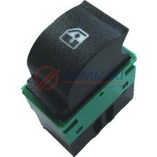 Parçafix Cam Açma Dügmesi Sol Iç Siyah Doblo 2