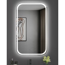 Global Led Mirror 65X90 cm Ledli Ayna Dresuar Hol Koridor Duvar Salon Banyo Wc Ofis Çocuk Yatak Odası Boy