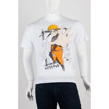 Dünyadan Hediyeler Naruto Uzumaki Unisex Pamuklu Regular Fit Tişört X-Large