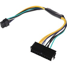 Guangdong Spirit 11.8 Inç 24P - 8p Atx Güç Kaynağı Kablosu Dell Optiplex 3020 7020 9020 T1700 Için 18AWG Pc Splitter Güç Uzatma Kablosu