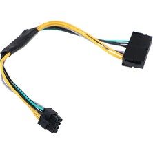 Guangdong Spirit 11.8 Inç 24P - 8p Atx Güç Kaynağı Kablosu Dell Optiplex 3020 7020 9020 T1700 Için 18AWG Pc Splitter Güç Uzatma Kablosu