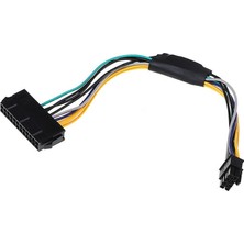 Guangdong Spirit 11.8 Inç 24P - 8p Atx Güç Kaynağı Kablosu Dell Optiplex 3020 7020 9020 T1700 Için 18AWG Pc Splitter Güç Uzatma Kablosu