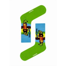 Carnaval Socks La Orana Maria Desenli Renkli Çorap