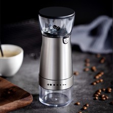 Generic Elektrikli Kahve Öğütücü Paslanmaz Çelik Ayarlanabilir El Taşlama Tahıl Makinesi Kahve Çekirdeği Burr Mutfak Taşlama Aracı | Manuel Kahve Öğütücüleri (Yurt Dışından)
