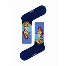 Carnaval Socks Deniz Kızı Desenli Renkli Çorap