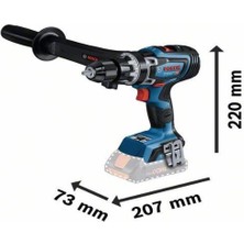 Bosch Professional GSB 18V-150 C Akülü Darbeli Delme Vidalama 2x8 AH - 06019J5105