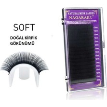 Nagaraku Ipek Kirpik D Kıvrım 0,10 Kalınlık - 15MM Uzunluk
