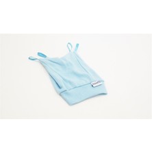 Sema Bebe Yenidoğan Kurdelalı Bebek Şapka - Mavi