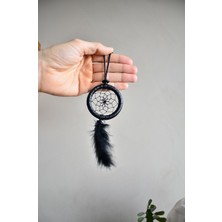 Miamantra Siyah Araba Süsü Rüya Kapanı / Düş Kapanı / Dikiz Ayna Süsü - 6 cm