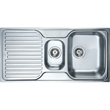 Teka Prences 60 Dekorlu Sağ Damlalıklı Evye