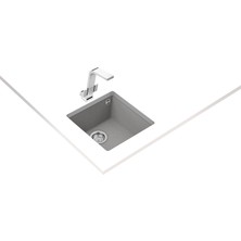 Teka Square 40.40 Gri Tezgah Altı Granit Eviye