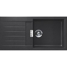 Schock Signus D100 L Magma Tezgah Üstü Granit Eviye