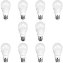 Panasonic LED Lamba 10 Adet 14W -100W E27 1500 Lümen Beyaz Işık Flora