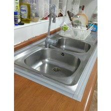Epazzar Gri Izolasyon Şerit Bant Su Sızdırmaz Banyo Mutfak Lavabo Küvet Için Kenar Bant
