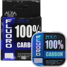 Albastar Zero %100 Fluorocarbon Clear Misina 25MT 0.24MM