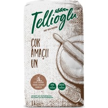 Tellioğlu 1 kg Çok Amaçlı Un, Buğday Unu İçerikli, Lezzetli ve Kaliteli Mutfak Malzemesi